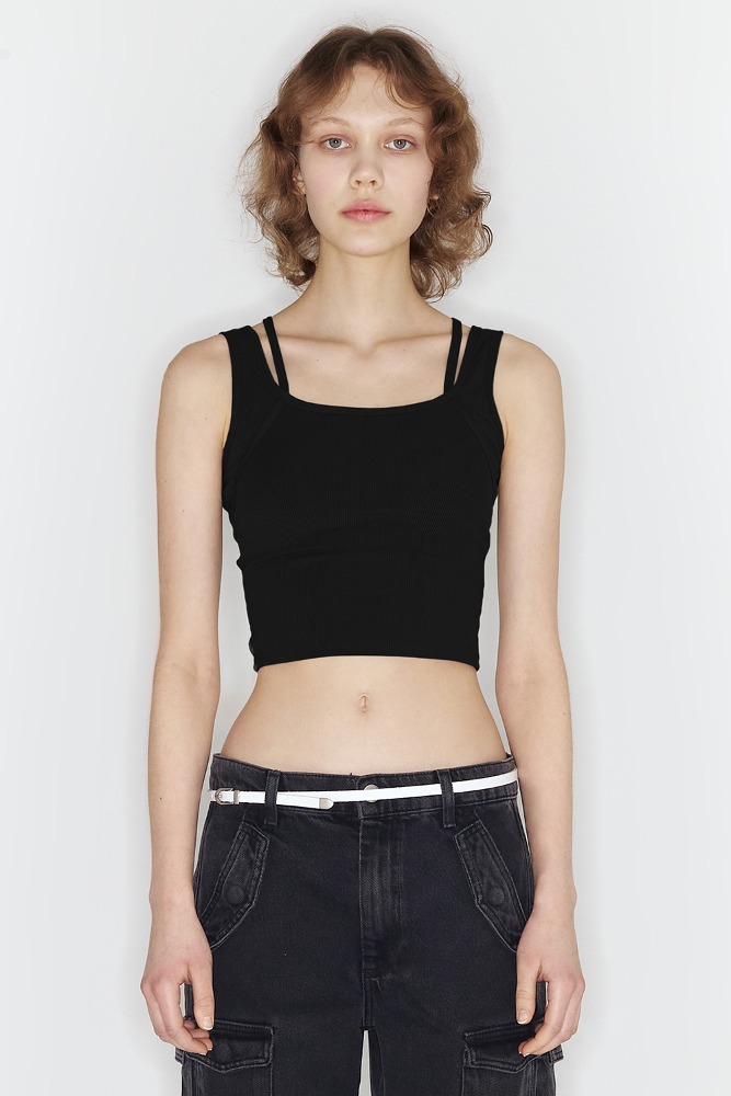 [NEXT DAY SHIPPING] SQUARE-NECK TANK