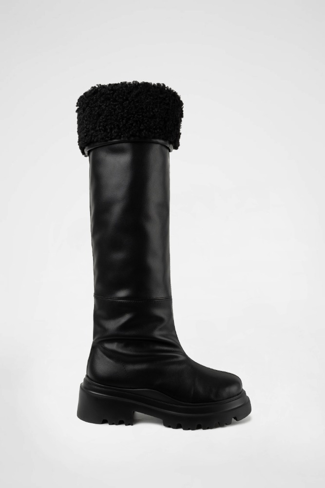 [235, 240, 245 NEXT DAY SHIPPING] SHERPA THIGH-HIGH BOOTS
